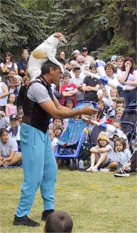 Dog Head Juggler